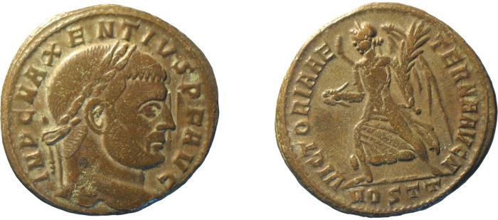 RIC VI Ostia 54, реверс, bm