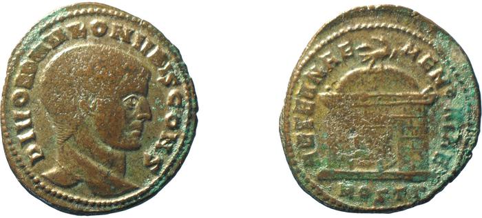 RIC VI Ostia 34, реверс, bm