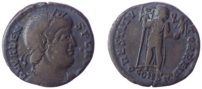 RIC IX Arelate 6D, реверс, bm