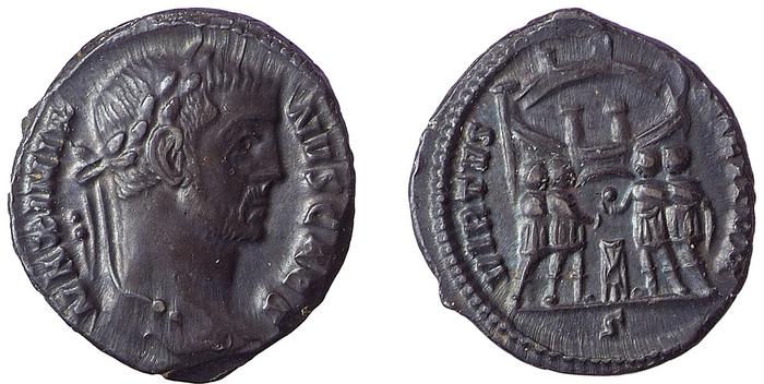RIC VI Rome 42b, реверс, bm