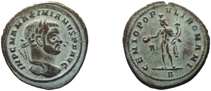 RIC VI Rome 63, реверс, bm