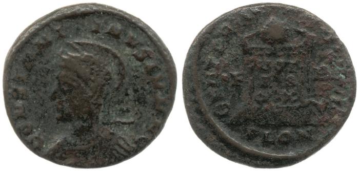 RIC VII Londinium 259, реверс, bm