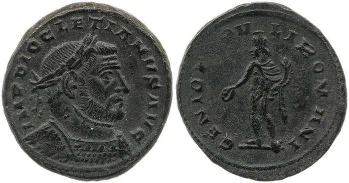 RIC VI Londinium 28a, реверс, bm