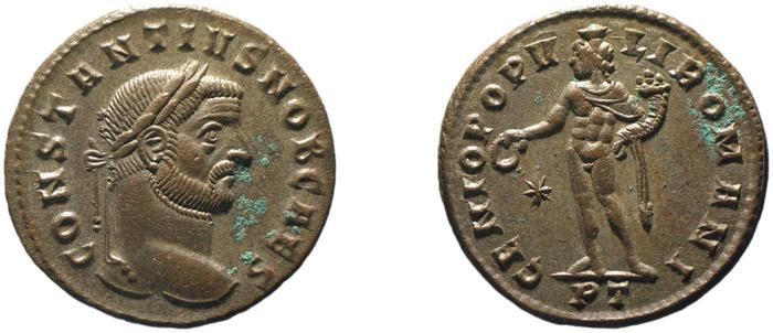 реверс RIC VI Ticinum 32a
