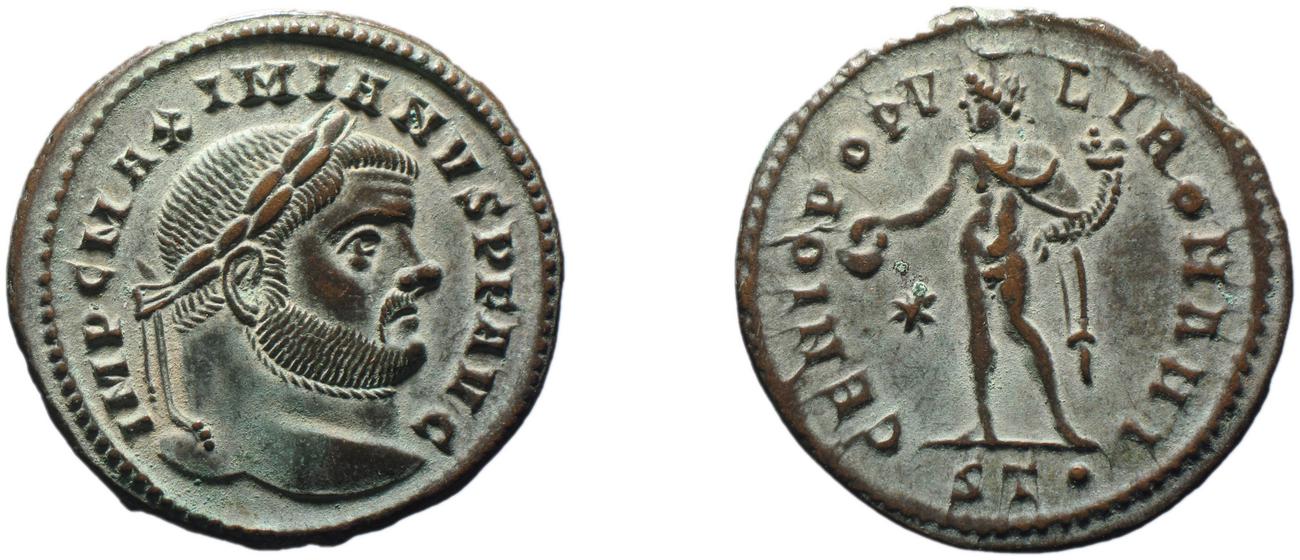 аверс RIC VI Ticinum 33b