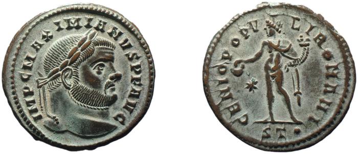 реверс RIC VI Ticinum 33b