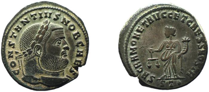 реверс RIC VI Ticinum 46a