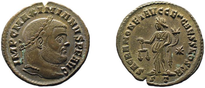 реверс RIC VI Ticinum 47b