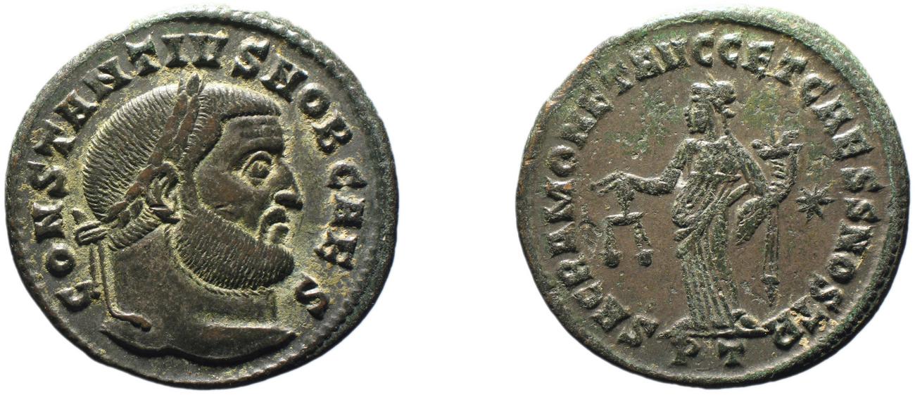 RIC VI Ticinum 48a, аверс, bm