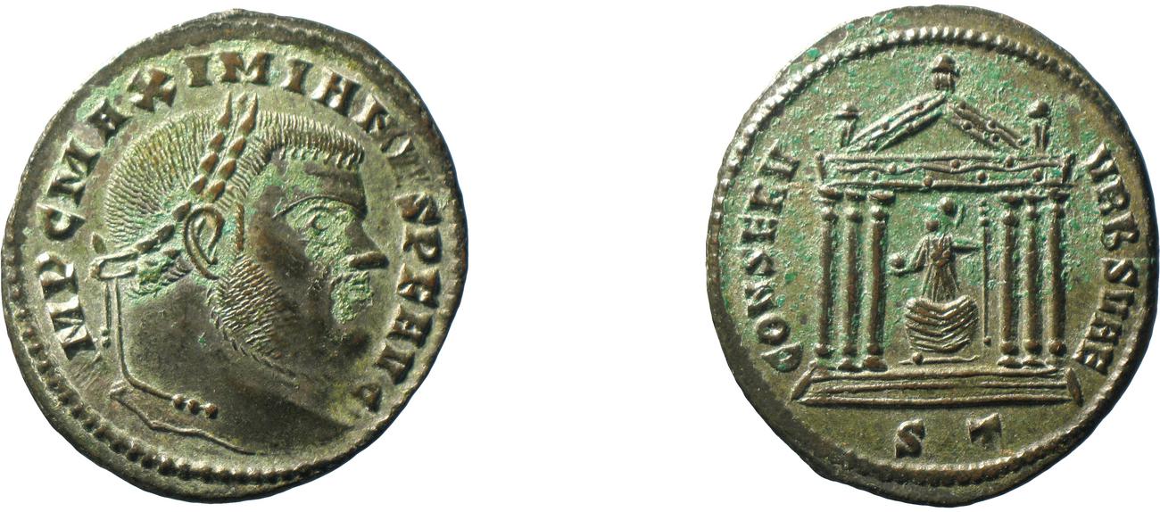 RIC VI Ticinum 92, аверс, bm