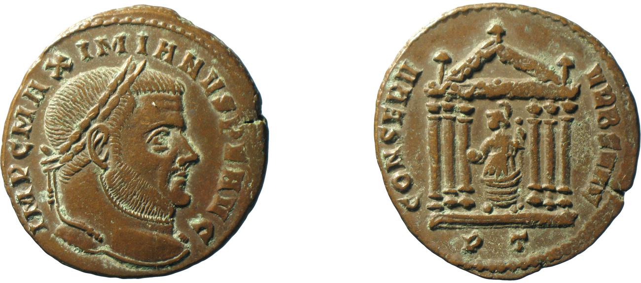 RIC VI Ticinum 92, аверс, bm