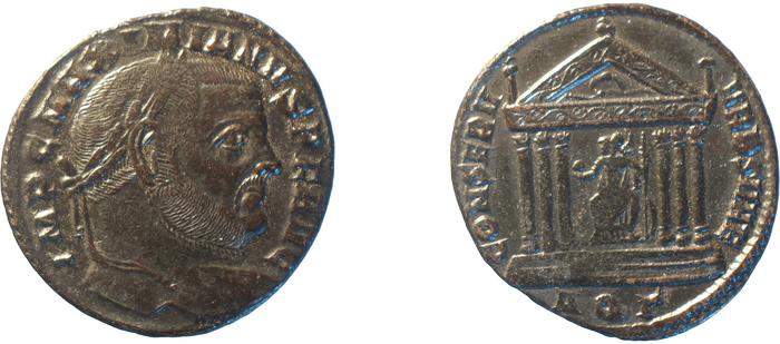 RIC VI Aquileia 118, реверс, bm