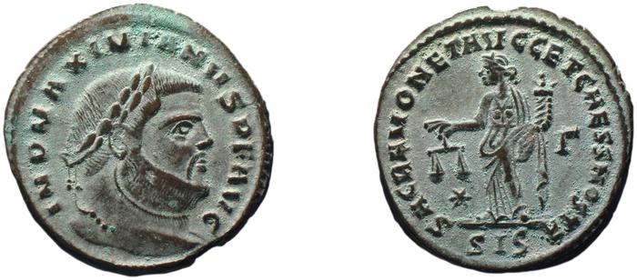 RIC VI Siscia 139b, реверс, bm