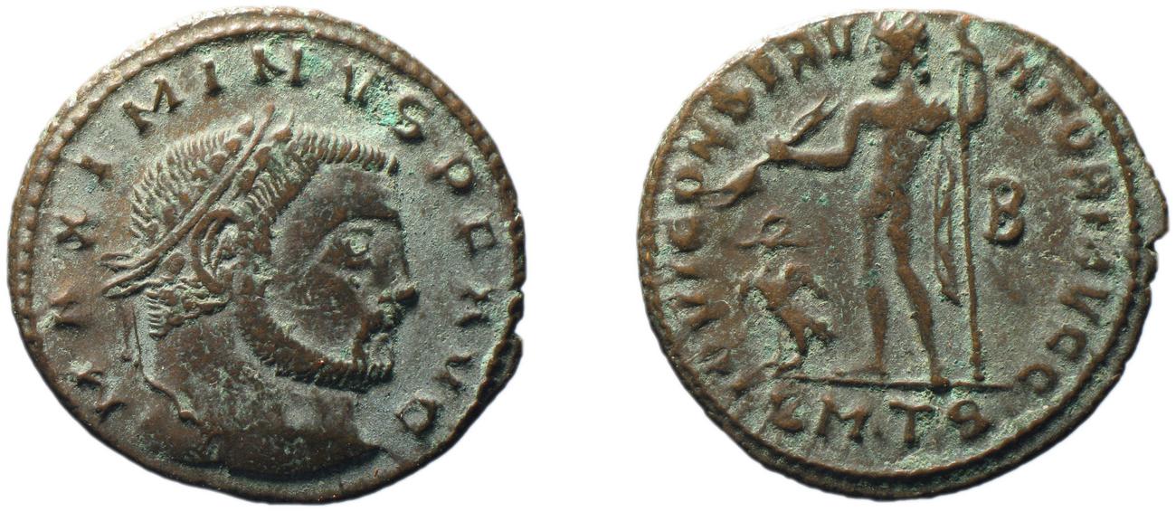 RIC VI Thessalonica 47a, аверс, bm