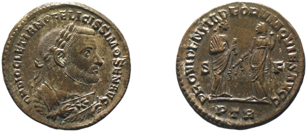 RIC VI Treveri 676a, аверс, bm