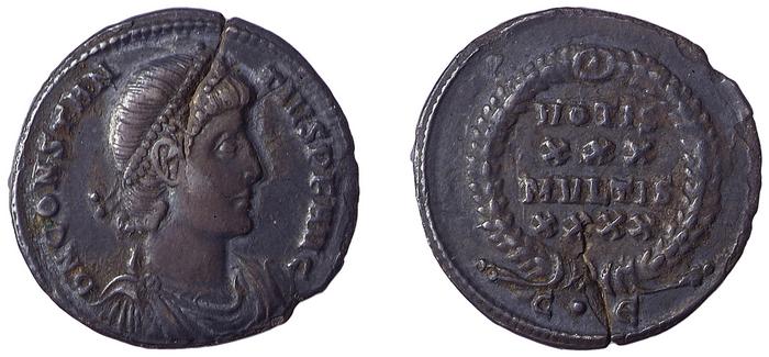 RIC VII Constantinople 102, реверс, bm