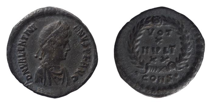 RIC IX Constantinople 77A, реверс, bm