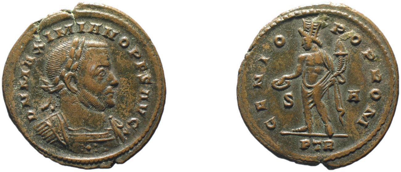 RIC VI Treveri 721, аверс, bm