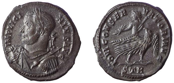 RIC VI Treveri 825, реверс, bm