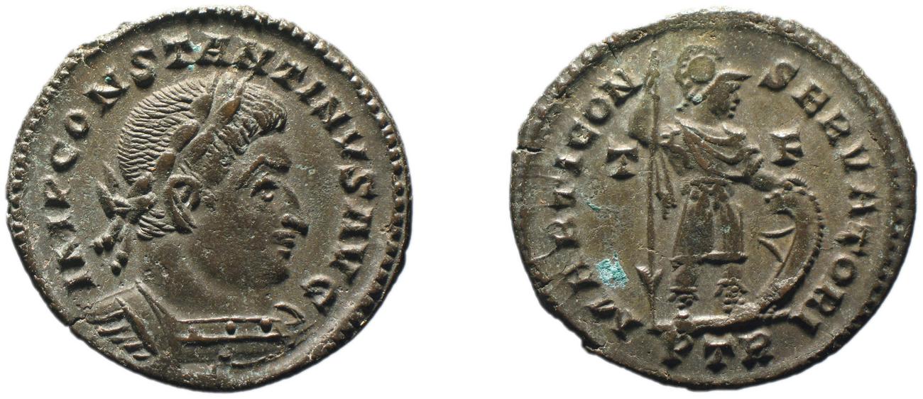 RIC VI Treveri 859, аверс, bm
