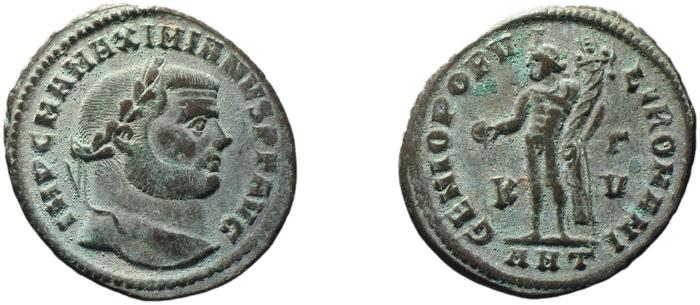 RIC VI Antioch 54b, реверс, bm