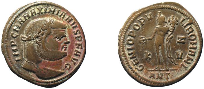RIC VI Antioch 54b, реверс, bm