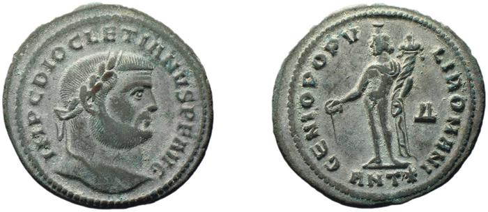 RIC VI Antioch 56a, реверс, bm