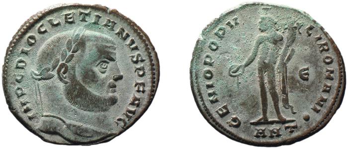 RIC VI Antioch 58a, реверс, bm
