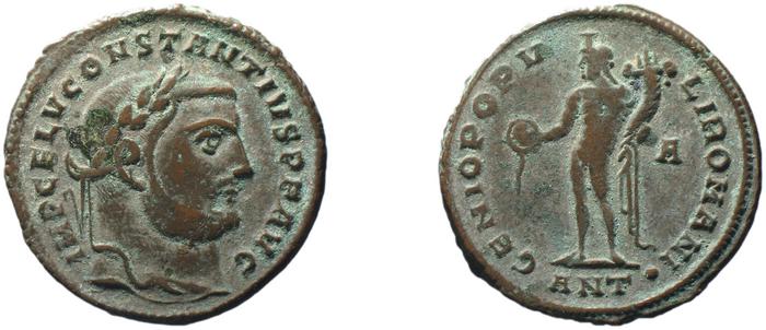 RIC VI Antioch 70a, реверс, bm