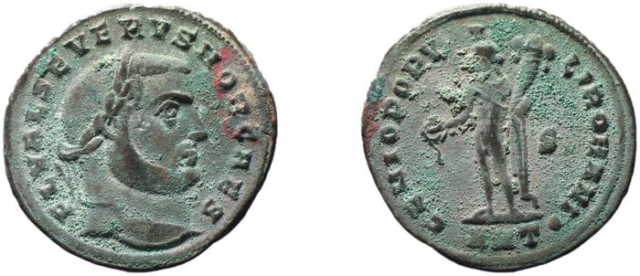 RIC VI Antioch 71a, реверс, bm