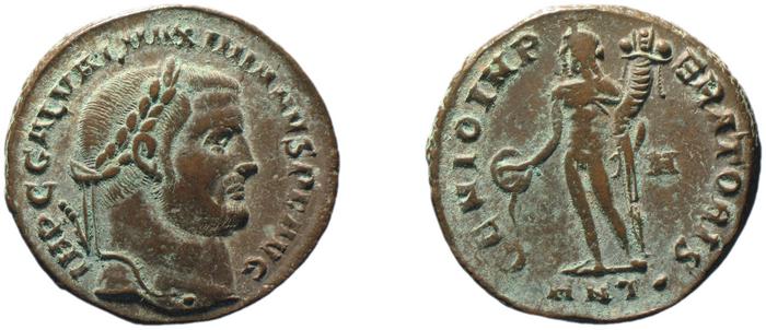 RIC VI Antioch 88, реверс, bm