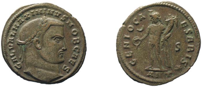 RIC VI Antioch 103, реверс, bm