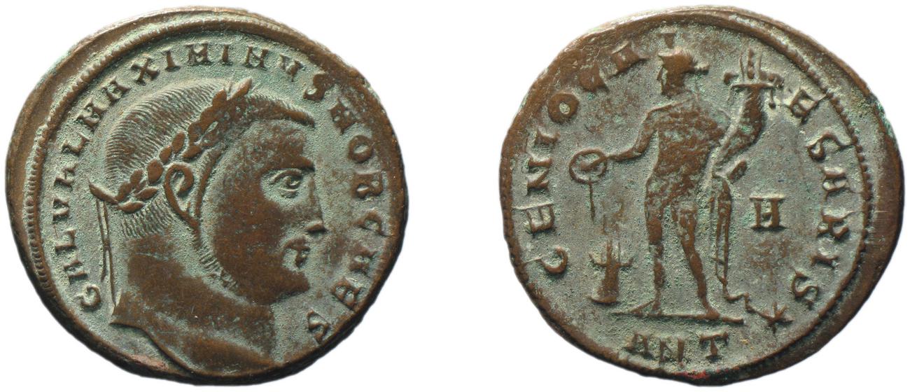 RIC VI Antioch 118a, аверс, bm