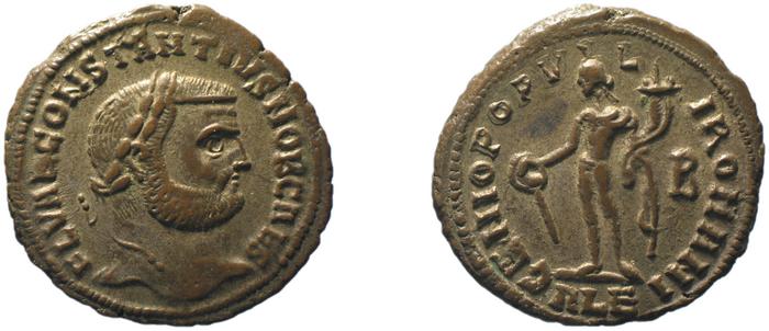 RIC VI Alexandria 27a, реверс, bm
