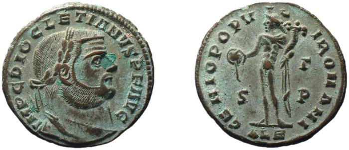 RIC VI Alexandria 34a, реверс, bm
