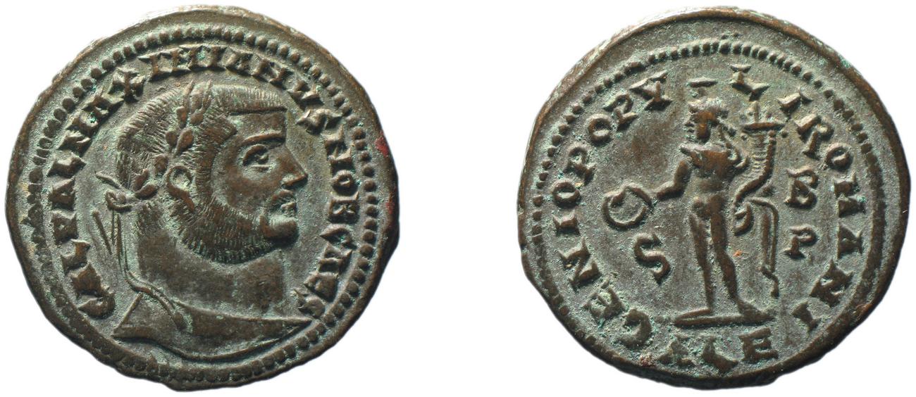 RIC VI Alexandria 35b, аверс, bm