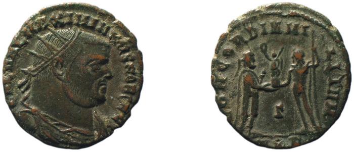 RIC VI Alexandria 48b, реверс, bm