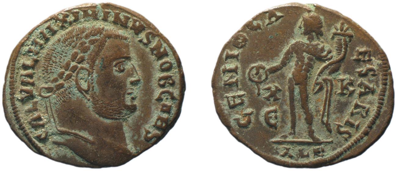 RIC VI Alexandria 78, аверс, bm