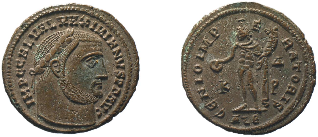 RIC VI Alexandria 107a, аверс, bm