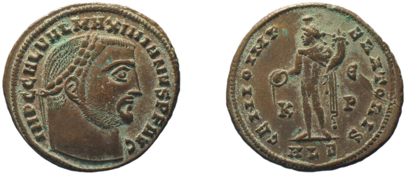 RIC VI Alexandria 107a, аверс, bm