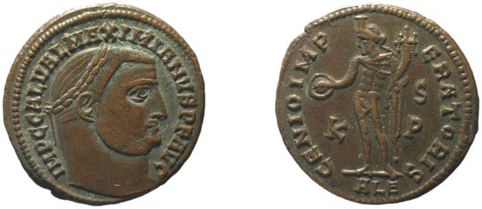 RIC VI Alexandria 107a, реверс, bm
