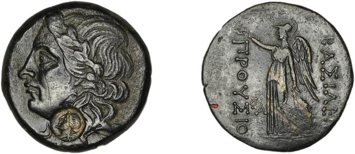 Prusias I of Bithynia Bithynia Waddington 1908 16, реверс, bm