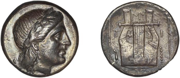 Mytilene Babelon 1910 2243-50, реверс, bm
