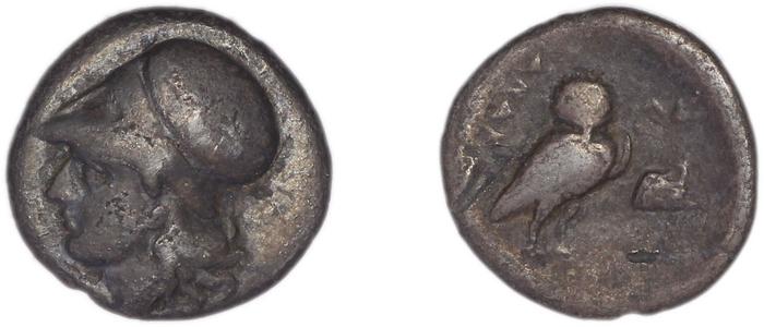 Lebedus Kinns 1980 Period I, AR IA, реверс, bm