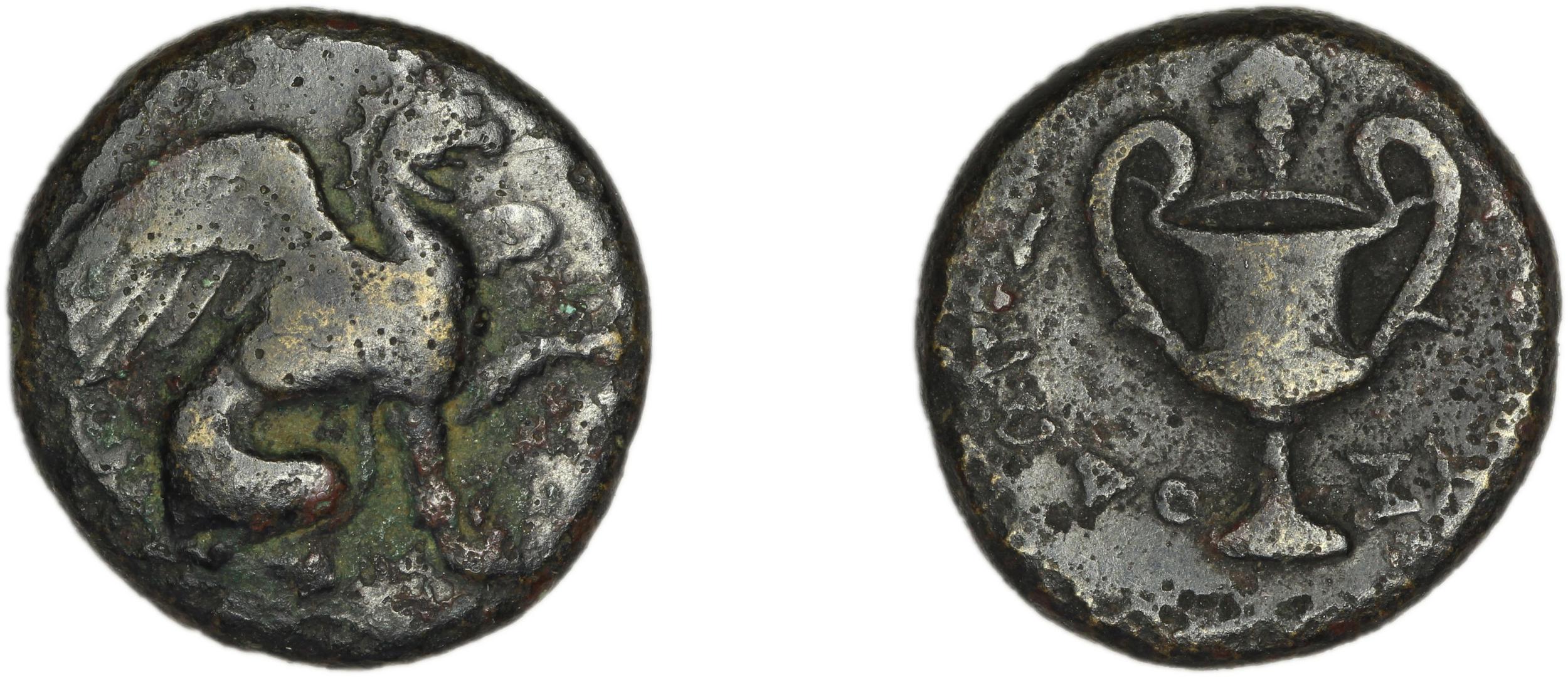 Teos Kinns 1980 Period I.2, AE 6, аверс, bm