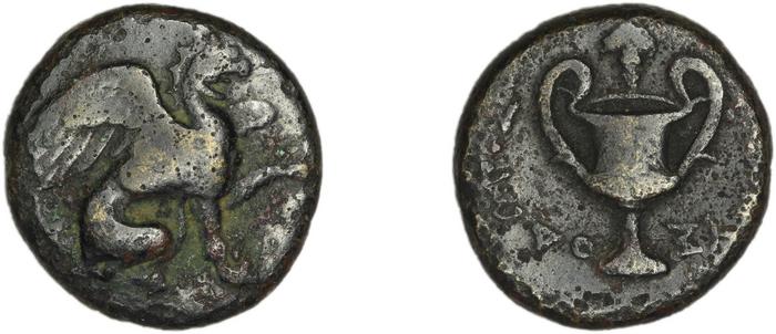 Teos Kinns 1980 Period I.2, AE 6, реверс, bm