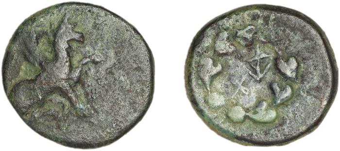 Teos Kinns 1980 Period IV, AE 15, реверс, bm