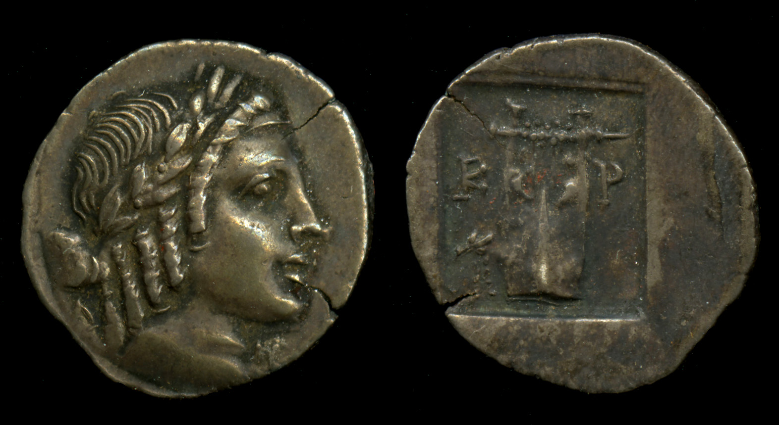 аверс Lycian League Cragus Troxell 1982 4.104