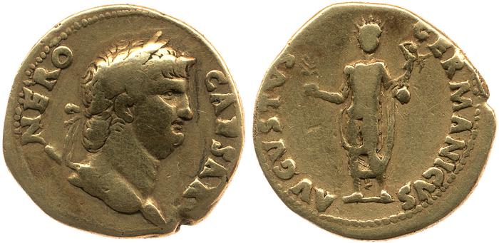 RIC I (second edition) Nero 46, реверс, bm