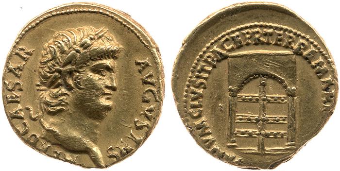 RIC I (second edition) Nero 50, реверс, bm